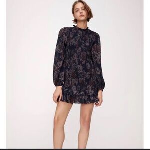 **NWOT** Zara Smocked Dress